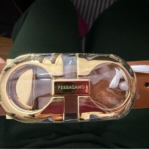 Salvatore Ferragamo Reversible Black/Brown Gancini Belt